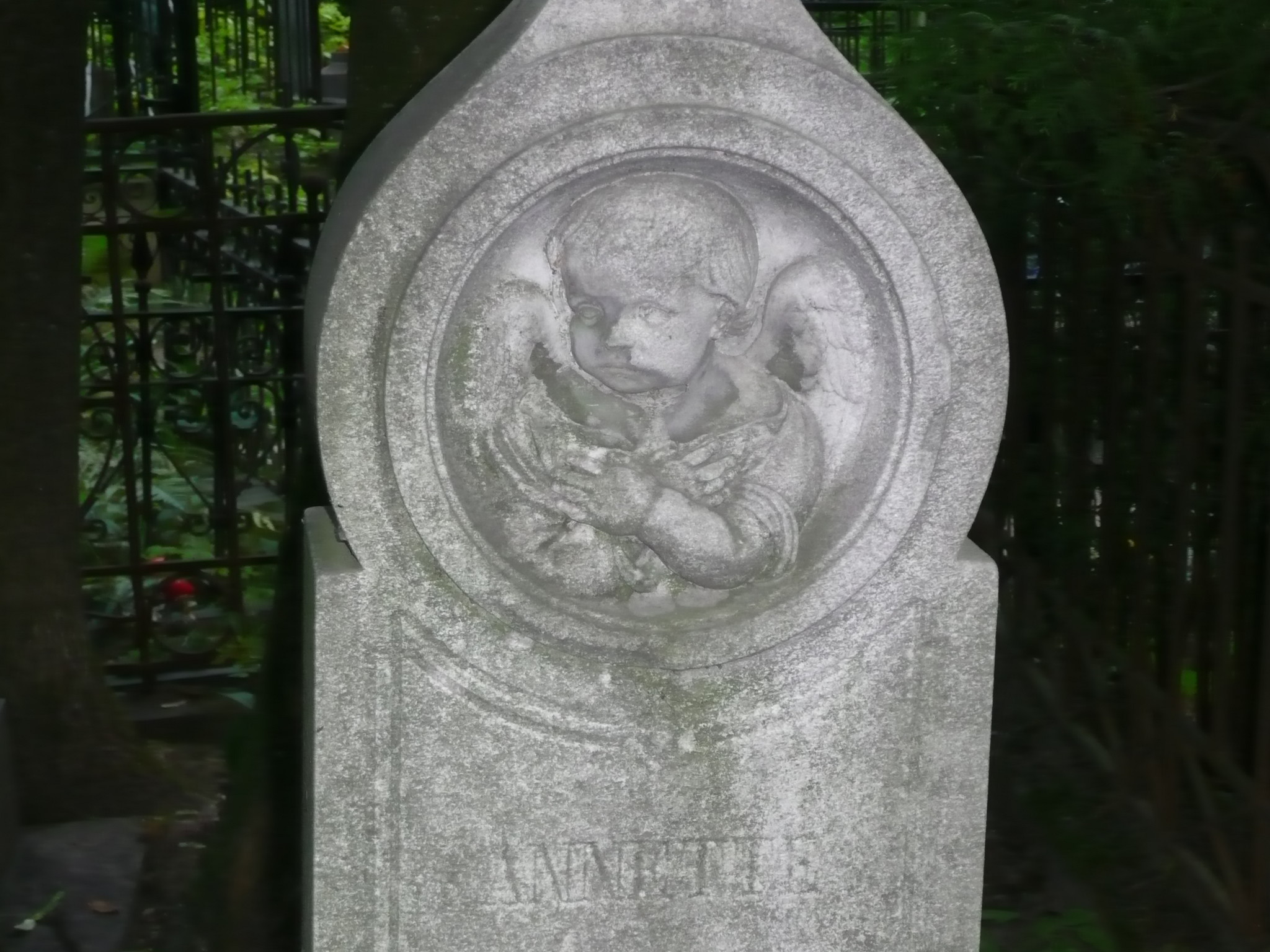 Детские могилы Введенское кладбище